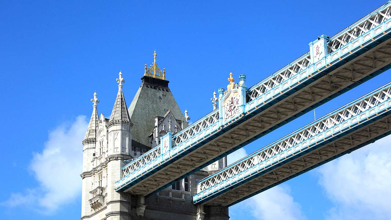 Tower Bridge in Spring, London, England, United Kingdom