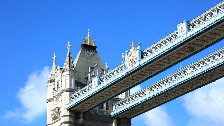 Tower Bridge in Spring, London, England, United Kingdom