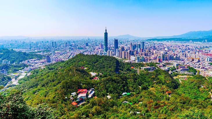 Seeing Taipei's skyline is a must for your 3 day Taipei itinerary