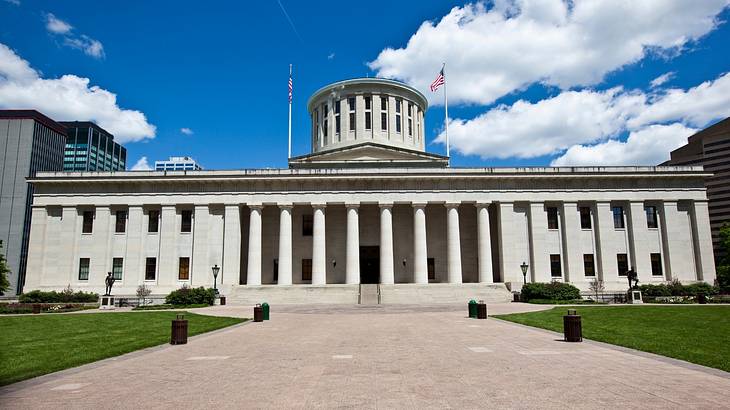 One of the most famous landmarks in Ohio state is the Ohio State House Museum One of the most famous landmarks in Ohio state is the Ohio State House Museum
