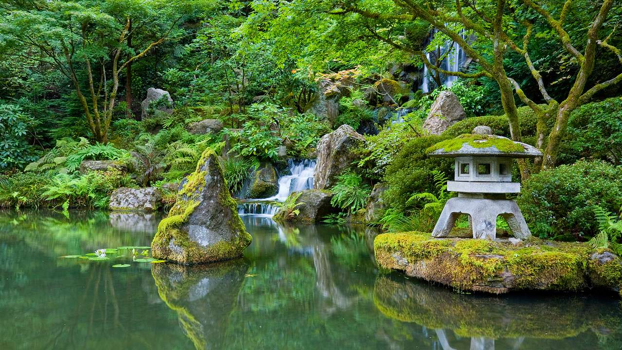 One of the things to do in Portland for kids is visiting the Japanese Garden