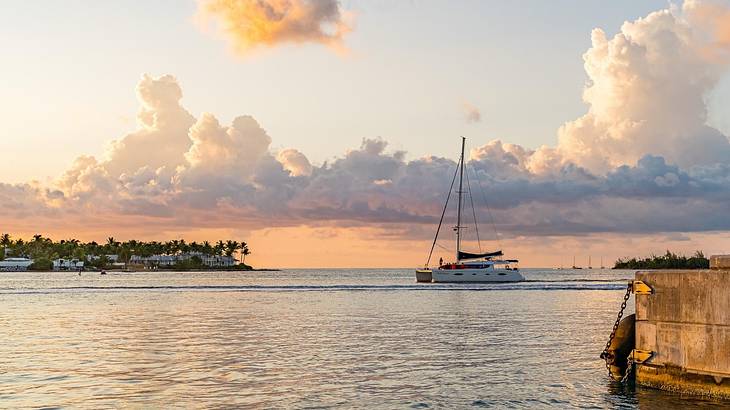 One of the best free things to do in Key West, FL, is seeing the sunset One of the best free things to do in Key West, FL, is seeing the sunset