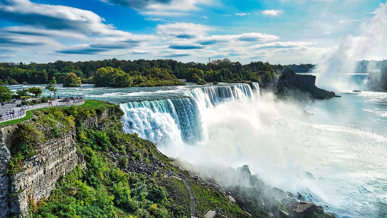 Landscape view of Niagara Falls, Ontario, Canada