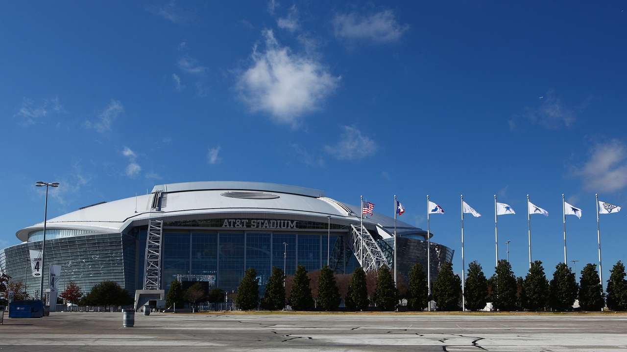 Seeing a Dallas Cowboys at AT&T Stadium is one of the fun date ideas in Arlington, TX