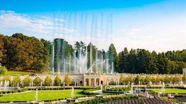 One of the fun things to do in Pennsylvania for couples is visiting Longwood Gardens
