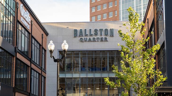 One of many date ideas in Arlington, VA, is going to the Ballston Quarter