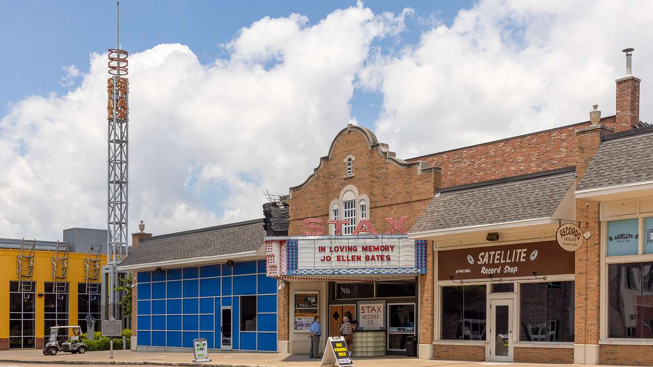 Stax Museum is one of many Memphis landmarks related to the music industry
