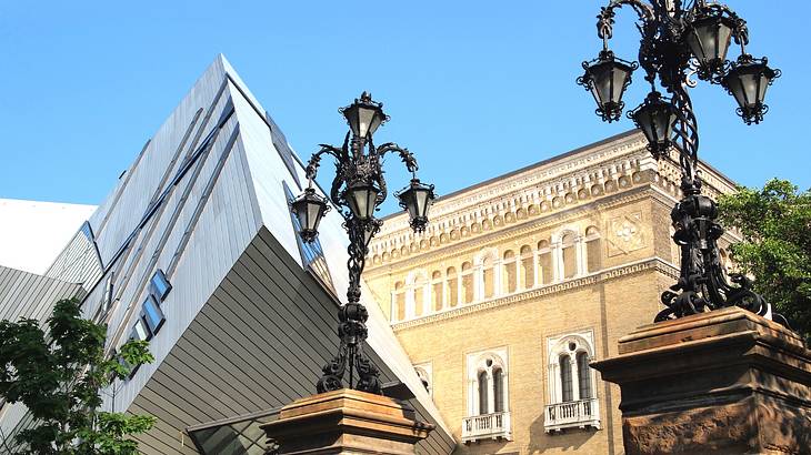Museum architecture with modern and Victorian elements, Toronto, Ontario, Canada Museum architecture with modern and Victorian elements, Toronto, Ontario, Canada