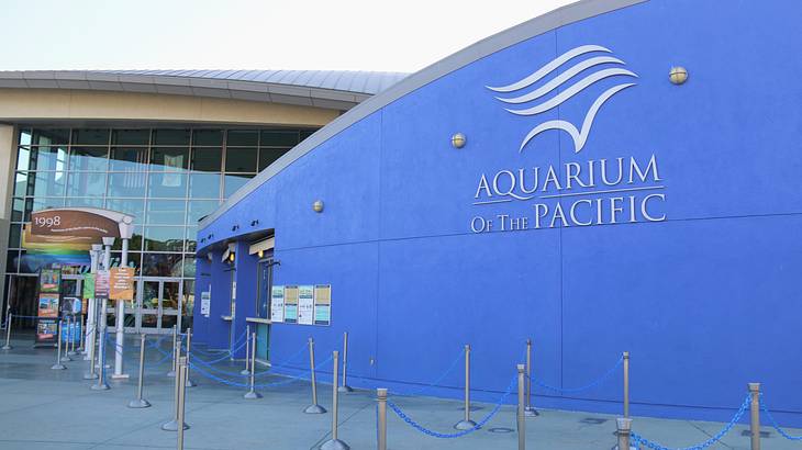 The Aquarium of the Pacific is one of the most popular Long Beach landmarks