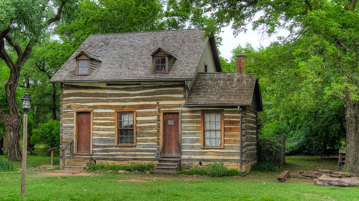 One of the many unique landmarks in Wichita, Kansas, is Old Cowtown Museum