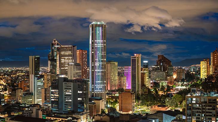 Bogotá is the top choice among places to stay in Colombia for nightlife activities