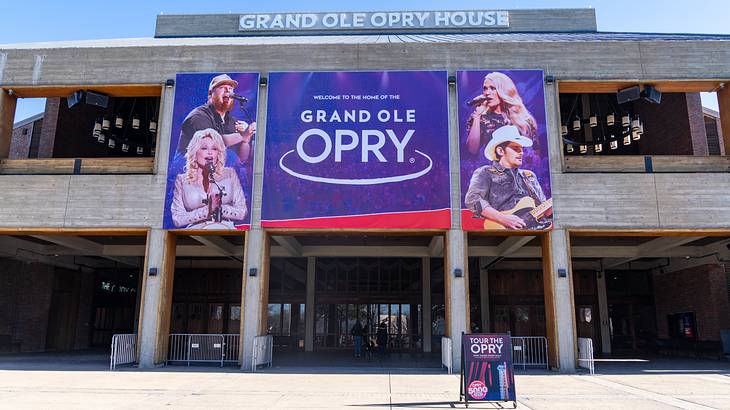 Grand Ole Opry House is one of the many famous landmarks in Nashville, Tennessee