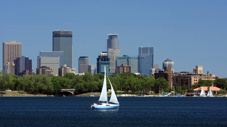 The best time to visit Minneapolis for warm weather is in July