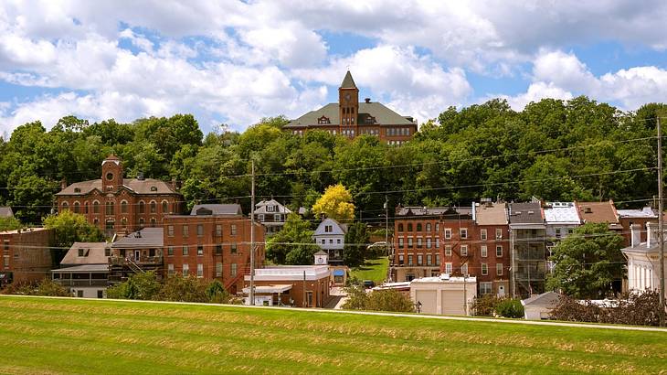 Galena used to be a mining town, which is one of the fun facts about Illinois state