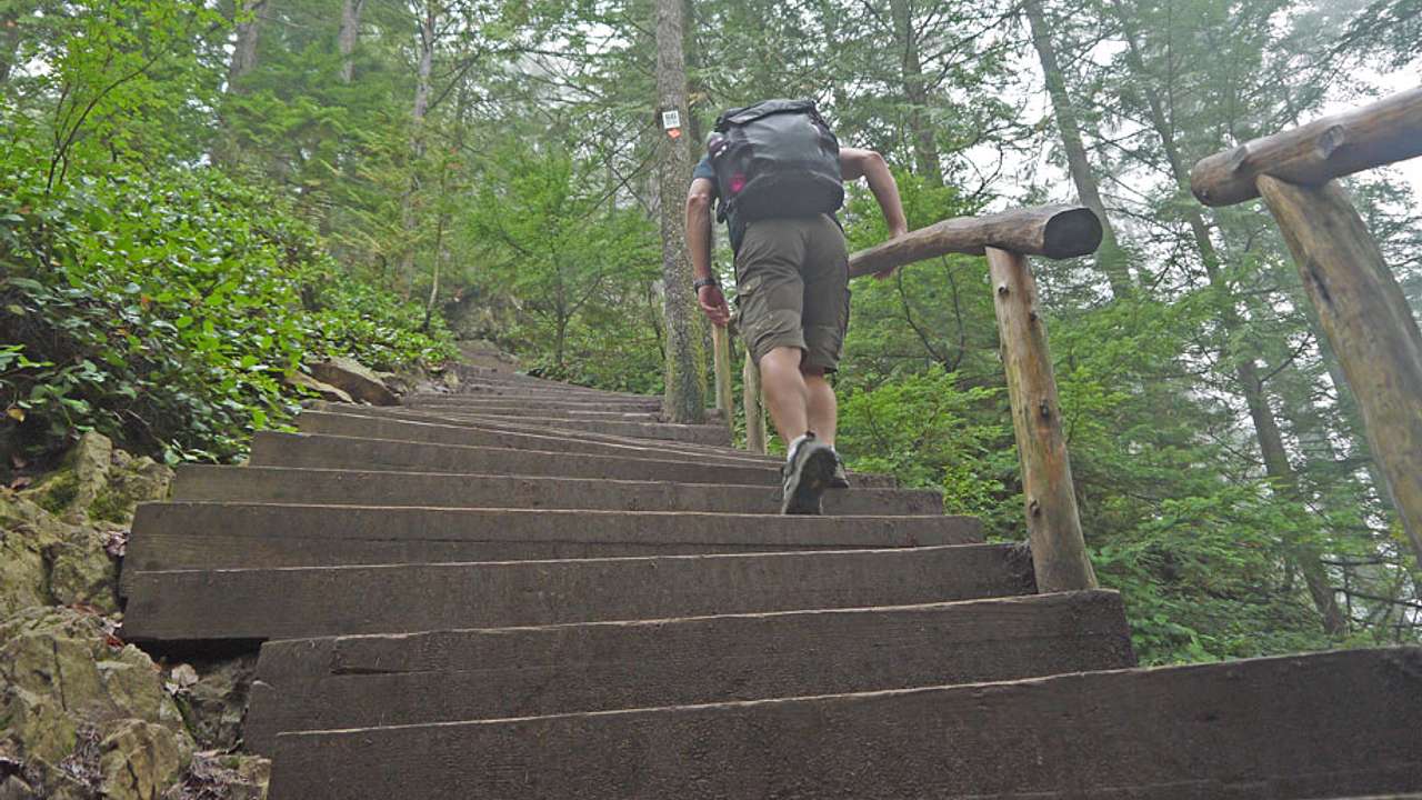 One of the best hikes in Vancouver, BC, is the Grouse Grind hike