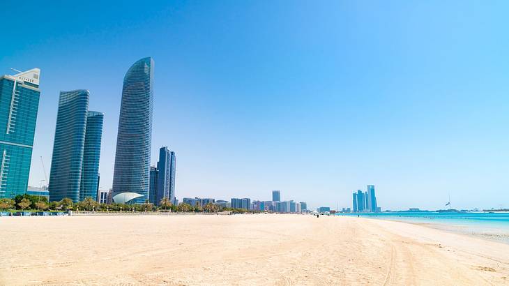 One of the most popular Abu Dhabi beaches is Corniche Beach