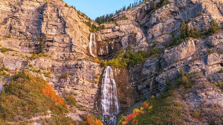 One of the fun things to do in Provo, Utah, is going to Bridal Veil Falls