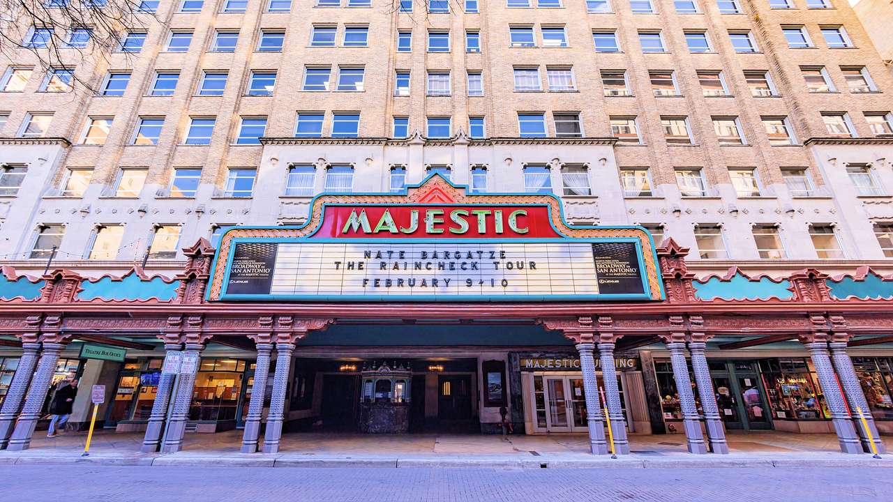 The Majestic Theatre is one of the historic landmarks in San Antonio, TX