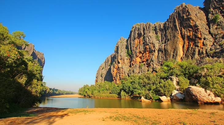 Windjana Gorge, Kimberley, Western Australia, Australia Windjana Gorge, Kimberley, Western Australia, Australia