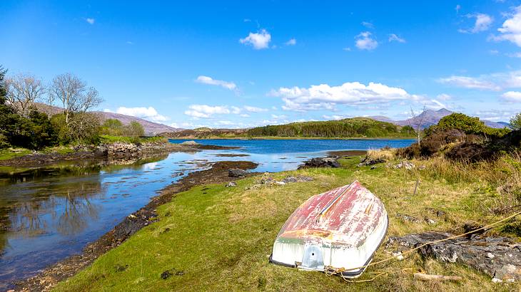 Isleornsay is where to stay on the Isle of Skye if you want splendid panoramic views