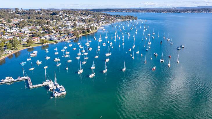 Lake Macquarie in NSW, Australia