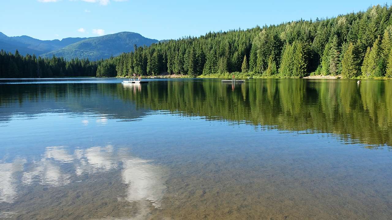 One of the best things to do in Whistler in the summer is going to Lost Lake