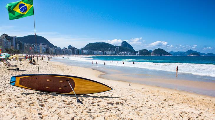 Copacabana is where to stay in Rio de Janeiro, Brazil, for families who like beaches
