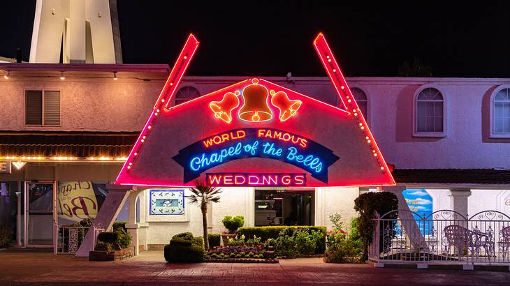 The Marriage Capital of the World is one of the nicknames for Vegas