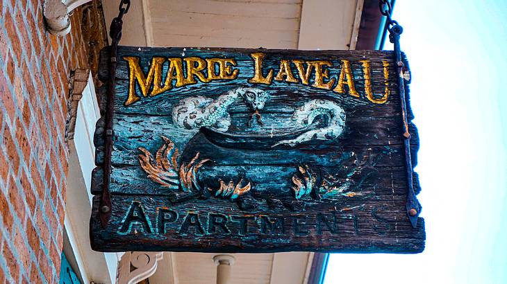 Marie Laveau House of Voodoo is one of the iconic landmarks in New Orleans, Louisiana