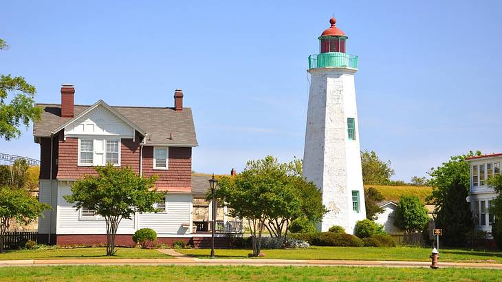 One of the most famous landmarks in Virginia is the Fort Monroe National Monument