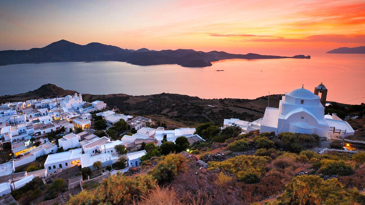 Plaka is where to stay in Milos, Greece, for nightlife