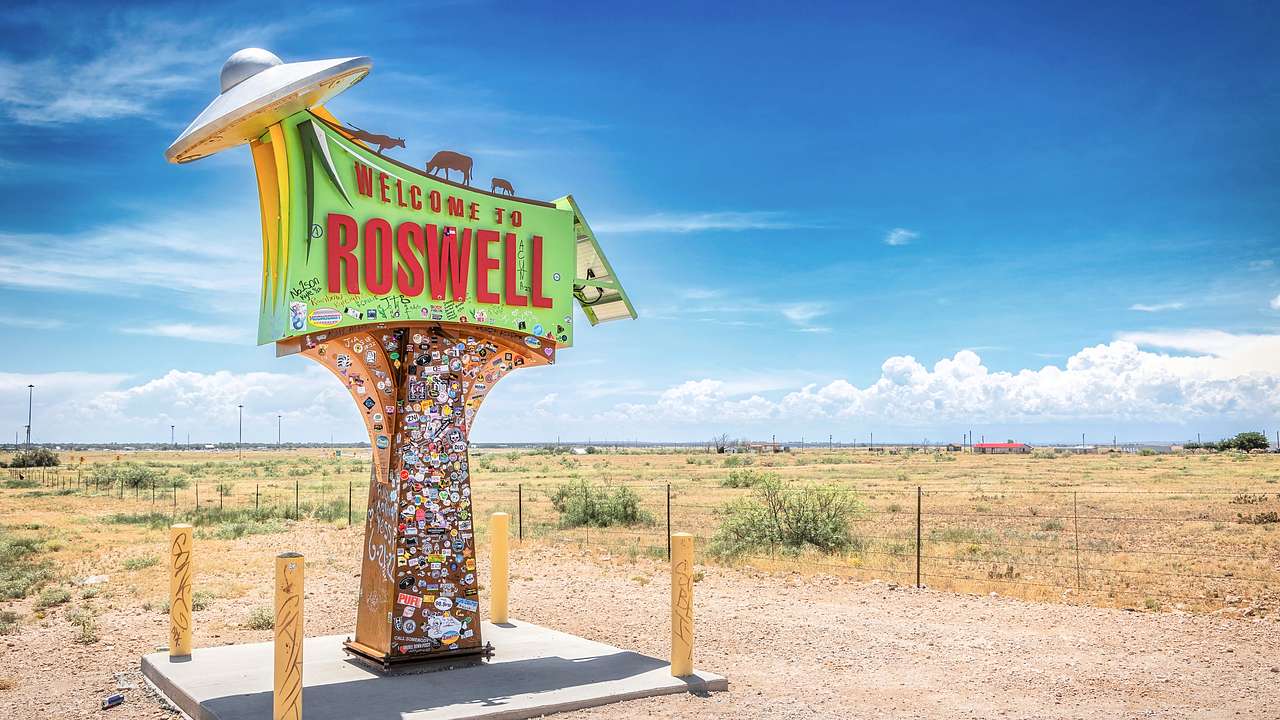 The Outer Space State is one of the New Mexico nicknames due to the Roswell story