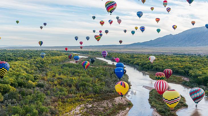 Hot Air Balloon Capital of the World is one of the popular Albuquerque nicknames