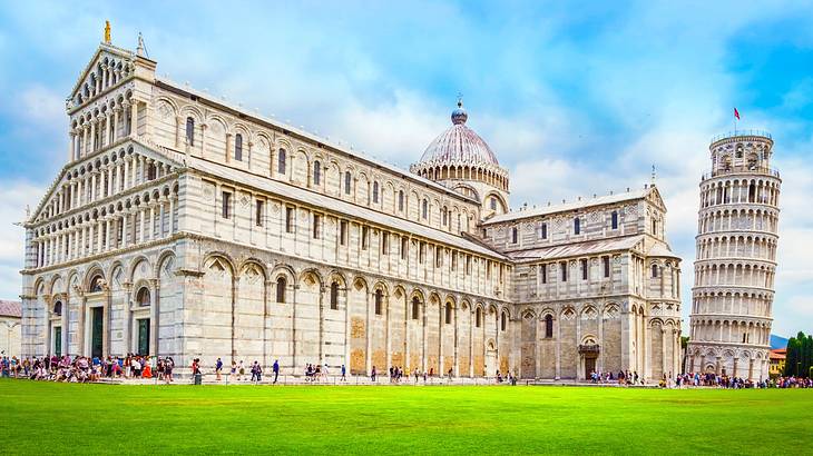 The Pisa Cathedral and the Leaning Tower of Pisa, Pisa, Italy