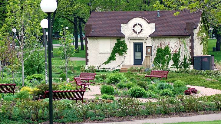 Loring Park offers some respite after sightseeing landmarks in Minneapolis