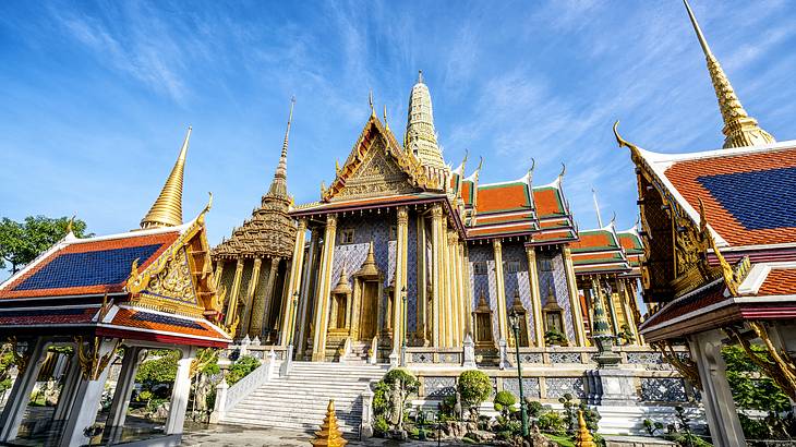 One of the most famous landmarks in Thailand is the Temple of the Emerald Buddha