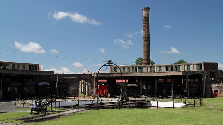 Visiting the Railroad Museum is one of the fun things to do with kids in Savannah, GA Visiting the Railroad Museum is one of the fun things to do with kids in Savannah, GA
