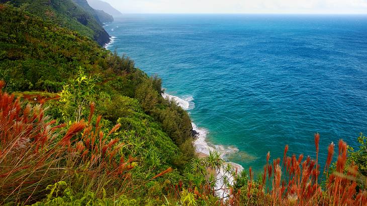 One of many Kauai attractions is the Na Pali Coast State Park