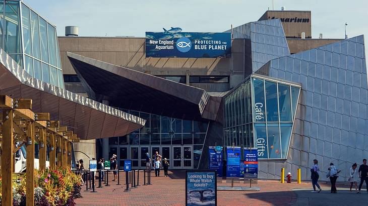 The New England Aquarium is a fun place to visit during a long weekend in Boston
