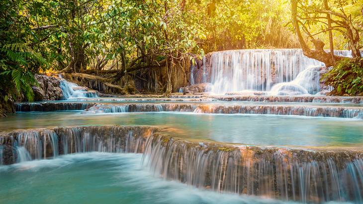 Kuang Si Falls, Luang Prabang, Laos