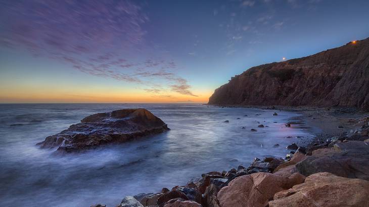 The tide pools are one of the fun free things to do in Orange County, California